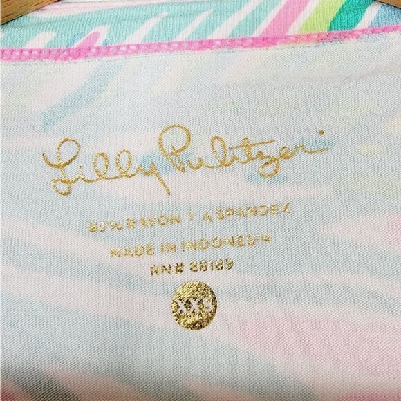 Lilly Pulitzer UPF Sophie Dress Tropical Storm XXS - Picture 10 of 16